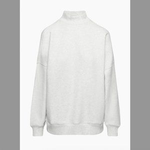 Aritzia Tna Cozy Fleece Mega Mock Sweatshirt
